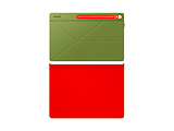 Samsung Galaxy Tab S10 FE PLUS Smart Book Cover Orange