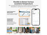 Sonoff Zigbee LCD Smart Thermometer IP65 / SNZB-02LD White