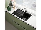 FRANKE Lina L Matte Black / 115.0712.435