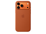 Apple Silicone Case with MagSafe for 17 Pro Max Brown
